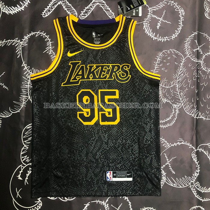 Maillot Los Angeles Lakers Juan Toscano-Anderson NO 95 Mamba 2021-22 Noir